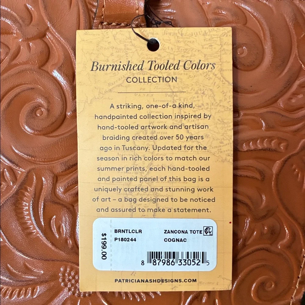 Patricia Nash Zancona Leather Tote - Picture 6 of 9